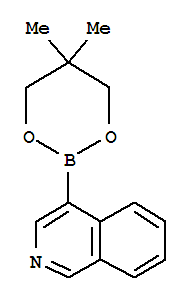 Isoquinoline-4-boronic acid 2,2-dimethylpropanediol-1,3 cyclic ester CAS NO.:844891-01-6