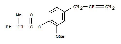 Butanoic acid,2-methyl-, 2-methoxy-4-(2-propen-1-yl)phenyl ester(84731-73-7)
