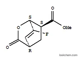 Molecular Structure of 847823-78-3 (2-Oxabicyclo[2.2.2]oct-7-ene-6-carboxylicacid,7-fluoro-3-oxo-,methylester,(1R,4S,6R)-rel-(9CI))