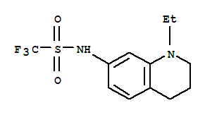 N-(1-ethyl-3,4-dihydro-2H-quinolin-7-yl)-1,1,1-trifluoromethanesulfonamide