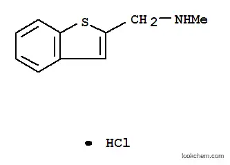 Molecular Structure of 849776-43-8 (BENZO[B]THIOPHEN-2-YLMETHYL-METHYL-AMMONIUM CHLORIDE)