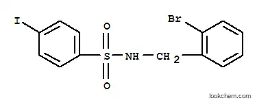 Molecular Structure of 850349-14-3 (N-(2-BROMO-BENZYL)-4-IODO-BENZENESULFONAMIDE)
