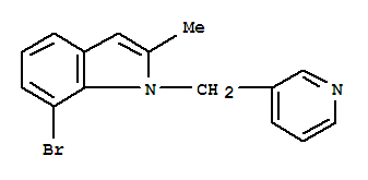 1H-Indole,7-bromo-2-methyl-1-(3-pyridinylmethyl)-