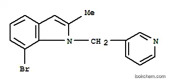 Molecular Structure of 850349-26-7 (7-BROMO-2-METHYL-1-PYRIDIN-3-YLMETHYL-1H-INDOLE)