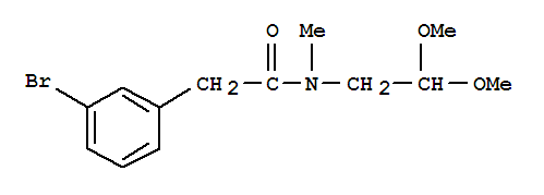 Benzeneacetamide,3-bromo-N-(2,2-dimethoxyethyl)-N-methyl-
