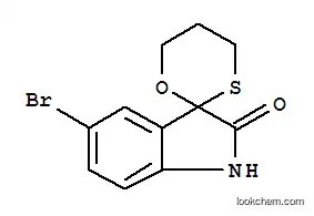 Molecular Structure of 850349-46-1 (5-BROMO-3,3-(PROPYLENEOXOTHIO)-1,3-DIHYDRO-INDOLE-2-ONE)