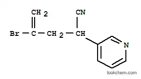 Molecular Structure of 850349-68-7 (4-BROMO-2-PYRIDIN-3-YL-PENT-4-ENENITRILE)