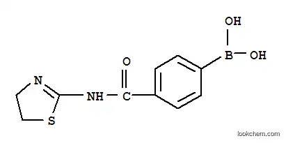 Molecular Structure of 850568-30-8 (N-(THIAZOLINE-2-YL) 4-BORONOBENZAMIDE)