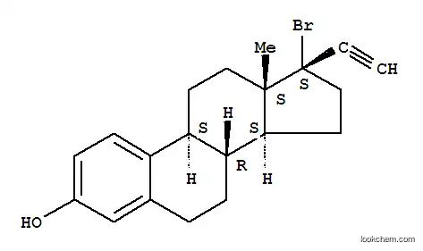 Molecular Structure of 85179-66-4 (17-bromoethinylestradiol)