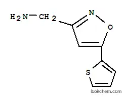 Molecular Structure of 852180-45-1 ((5-THIEN-2-YLISOXAZOL-3-YL)METHYLAMINE)