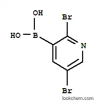 Molecular Structure of 852228-14-9 (2,5-DIBROMOPYRIDINE-3-BORONIC ACID)
