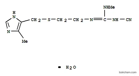Guanidine, N-cyano-N'-methyl-N''-[2-[[(5-methyl-1H-imidazol-4-yl)methyl]thio]ethyl]-, monohydrate