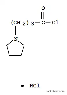 Molecular Structure of 85614-46-6 (pyrrolidine-1-butyryl chloride hydrochloride)