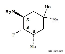 Molecular Structure of 85623-64-9 (Cyclohexanamine, 2-fluoro-3,5,5-trimethyl-, (1alpha,2beta,3beta)- (9CI))