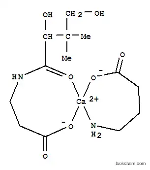 Molecular Structure of 85625-91-8 (Calcium gamma-aminobutyratopantothenate)