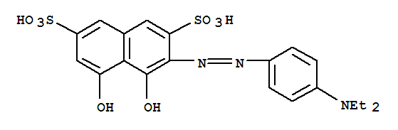 2-(4-Diethylaminophenyl)azo-8-hydroxy-1-naphthol-3,6-disulfonicacid