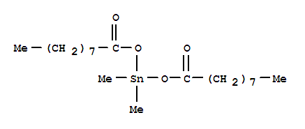 Stannane,dimethylbis[(1-oxononyl)oxy]- (9CI)