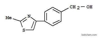 Molecular Structure of 857283-96-6 ([4-(2-METHYL-1,3-THIAZOL-4-YL)PHENYL]METHANOL)