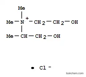 Molecular Structure of 85909-54-2 ((2-hydroxyethyl)(1-hydroxy-1-methylethyl)dimethylammonium chloride)