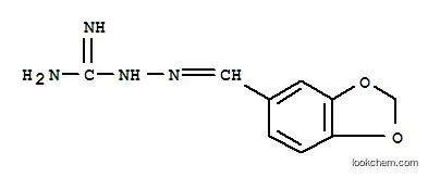Molecular Structure of 86044-59-9 (Hydrazinecarboximidamide,2-(1,3-benzodioxol-5-ylmethylene)-)