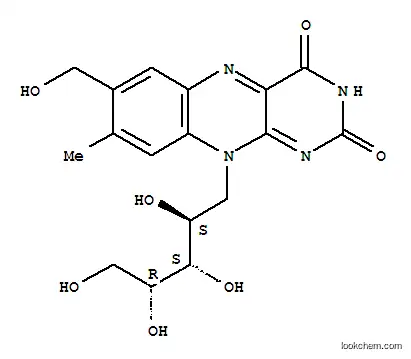 Molecular Structure of 86073-07-6 (7-hydroxymethylriboflavin)