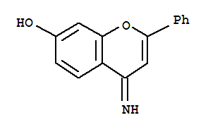 4H-1-Benzopyran-7-ol,4-imino-2-phenyl-
