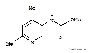 Molecular Structure of 863877-91-2 (3H-Imidazo[4,5-b]pyridine,  2-methoxy-5,7-dimethyl-)