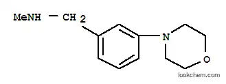 Molecular Structure of 864068-83-7 (N-METHYL-N-(3-MORPHOLIN-4-YLBENZYL)AMINE)