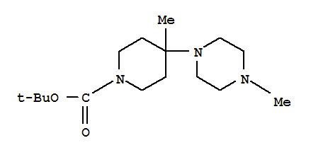 1-Boc-4-Methyl-4-(4-Methylpiperazin-1-yl)piperidine