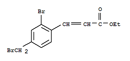 (E)-ETHYL 3-(2-BROMO-4-(BROMOMETHYL)PHENYL)ACRYLATE