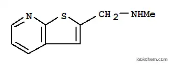 Molecular Structure of 868755-42-4 (N-METHYL-N-(THIENO[2,3-B]PYRIDIN-2-YLMETHYL)AMINE)