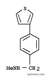 Molecular Structure of 869901-17-7 (N-METHYL-N-(4-THIEN-3-YLBENZYL)AMINE)