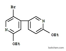 Molecular Structure of 871269-04-4 (5-BROMO-2,2'-DIETHOXY-4,5'-BIPYRIDINE)