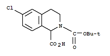 2-BOC-6-CHLORO-3,4-DIHYDRO-1H-ISOQUINOLINE-1-CARBOXYLIC ACID