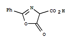 2-OXAZOLINE-4-CARBOXYLIC ACID,5-OXO-2-PHENYL-