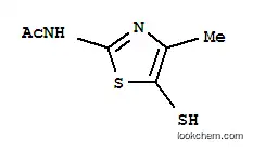 Molecular Structure of 873401-64-0 (5-Thiazolethiol,  2-acetamido-4-methyl-  (5CI))