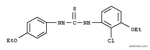 Molecular Structure of 873998-64-2 (Thiourea, N-(2-chloro-3-ethoxyphenyl)-N'-(4-ethoxyphenyl)-)