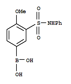 Boronic acid,B-[4-methoxy-3-[(phenylamino)sulfonyl]phenyl]-