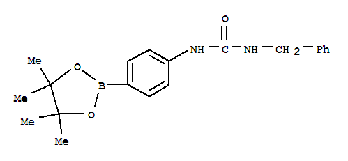 Urea,N-(phenylmethyl)-N'-[4-(4,4,5,5-tetramethyl-1,3,2-dioxaborolan-2-yl)phenyl]-