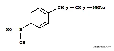 Molecular Structure of 874459-75-3 (4-(2-Acetylaminoethyl)phenylboronic acid)
