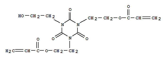 Bis(acryloxyethyl) isocyanurate 2-propenoic acid, [dihydro-5-(2-hydroxyethyl)2,4,6-trioxo-1-triazine-1,3(2h,4h)-diyl]di-2,1-ethanediyl ester