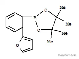 Molecular Structure of 876316-28-8 (2-[2-(2-FURYL)PHENYL]-4,4,5,5-TETRAMETHYL-1,3,2-DIOXABOROLANE)
