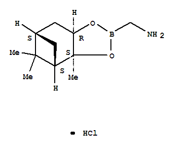 4,6-Methano-1,3,2-benzodioxaborole-2-methanamine,hexahydro-3a,5,5-trimethyl-, hydrochloride (1:1), (3aS,4S,6S,7aR)-