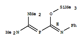 Phosphinecarboximidicacid, 1-[bis(dimethylamino)methylene]-N-phenyl-, trimethylsilyl ester, (E)-(9CI)