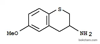 Molecular Structure of 878807-47-7 (6-METHOXY-THIOCHROMAN-3-YLAMINE)