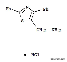 Molecular Structure of 879896-44-3 ((2,4-DIPHENYL-1,3-THIAZOL-5-YL)METHYLAMINE HYDROCHLORIDE)