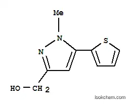 Molecular Structure of 879896-47-6 ((1-METHYL-5-THIEN-2-YL-1H-PYRAZOL-3-YL)METHANOL)