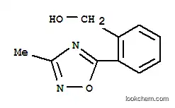 Molecular Structure of 879896-55-6 ([2-(3-Methyl-1,2,4-oxadiazol-5-yl)phenyl]methanol)
