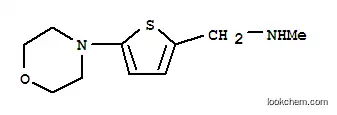 Molecular Structure of 879896-62-5 (N-Methyl-N-[(5-morpholin-4-ylthien-2-yl)methyl]amine)
