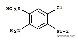 Molecular Structure of 88-57-3 (2-amino-4-isopropyl-5-chlorobenzenesulfonic acid)